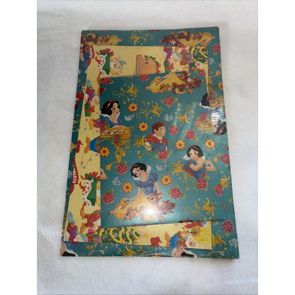New In Packaging Vintage Disney Snow White 1970's Gift Boxes Set Of Three